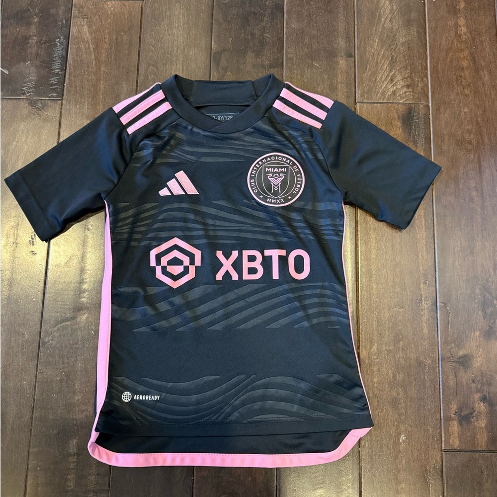 Adidas Kids Lionel Messi Inter Miami CF 2024 La Noche Player Jersey - Black